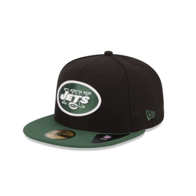 New York Jets Gorra | New Era NFL 59fifty Fitted Cap Mexico - Negros